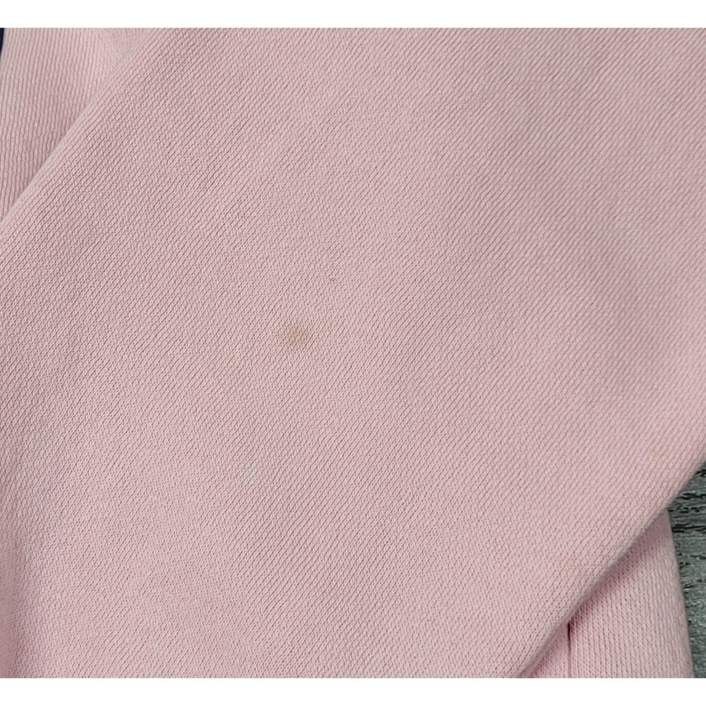 Women's Tommy Hilfiger Pink Pullover Long Sleeve Hoodie/Sweatshirt Size L 16/18 - Picture 3 of 9